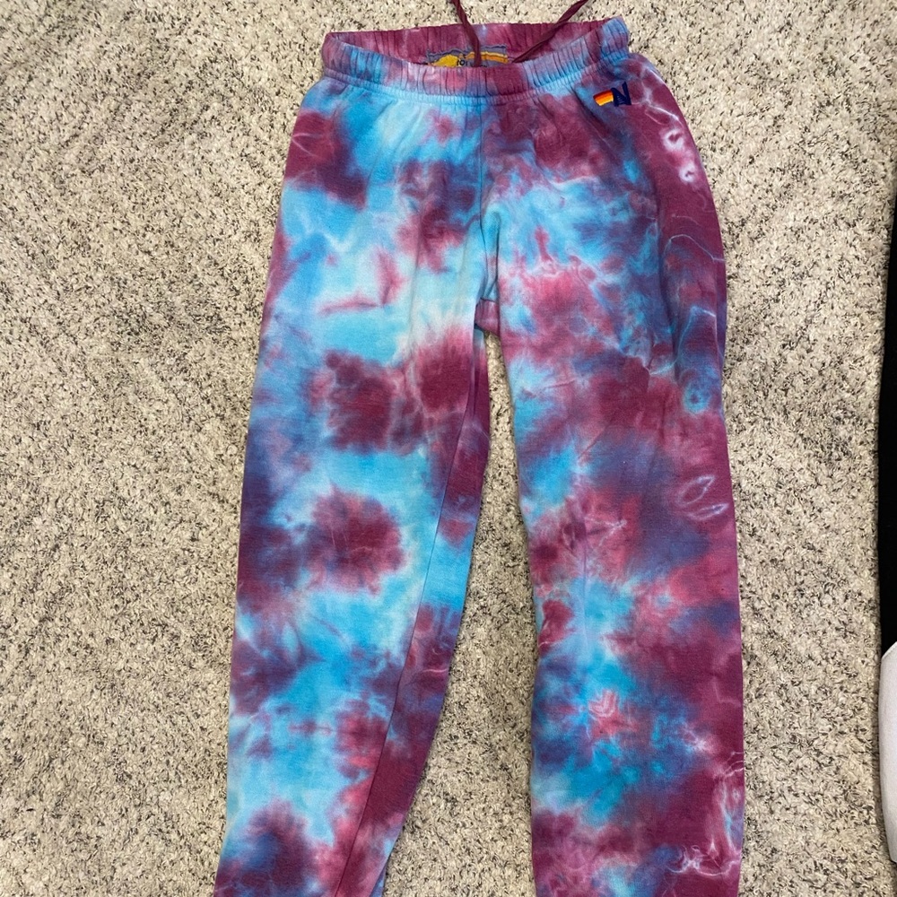 Aviator nation TYE dye sweatpants size small